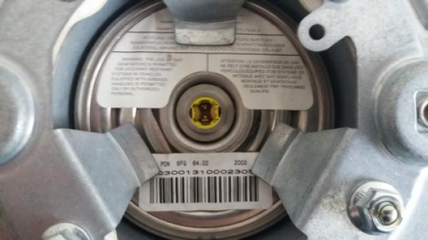Airbageinheit , schwarz/grau (A 030 230 21 05 6); Original SMART